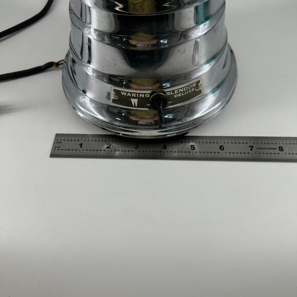 Retro Chrome Blender Lamp Waring Blendor Upcycled Kitchen Light - Picture 7 of 12